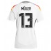 Maillot de foot Allemagne Thomas Muller #13 Domicile vêtements Femmes Europe 2024 Manches Courtes